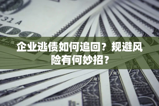 北京企业逃债如何追回？规避风险有何妙招？