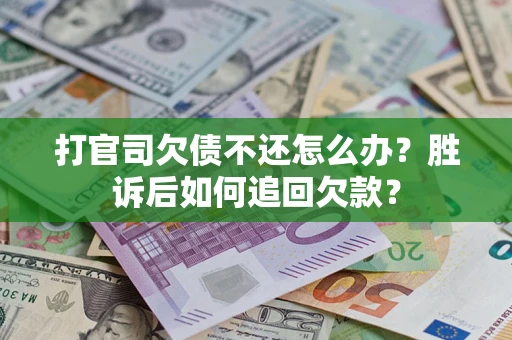 北京打官司欠债不还怎么办？胜诉后如何追回欠款？