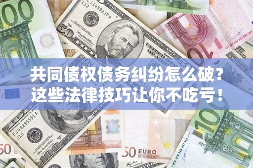 北京共同债权债务纠纷怎么破？这些法律技巧让你不吃亏！