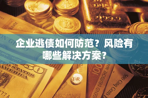 北京企业逃债如何防范？风险有哪些解决方案？