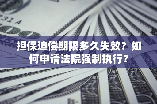 北京担保追偿期限多久失效？如何申请法院强制执行？
