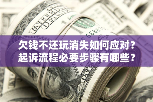 北京欠钱不还玩消失如何应对？起诉流程必要步骤有哪些？